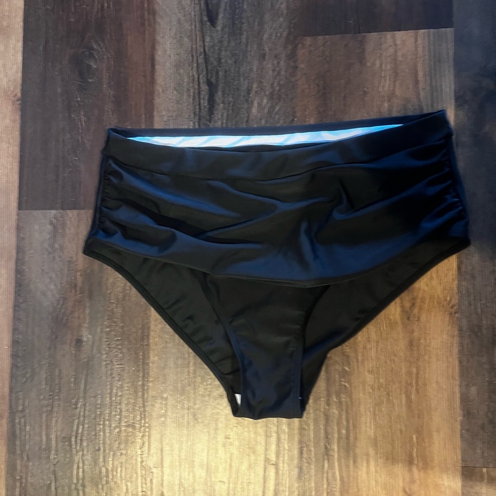 Black High-Waisted Bikini Bottom size XL